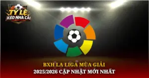 Bxh La Liga Mua Giai 20252026 Cap Nhat Moi Nhat Img 1